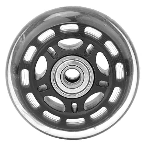 3in Replacement Wheels for Luggage Suitcase – Universal Suitcase Wheel Set with 608ZZ Bearings, Easy Install Casters for Hard Shell & Soft Shell Suitcases