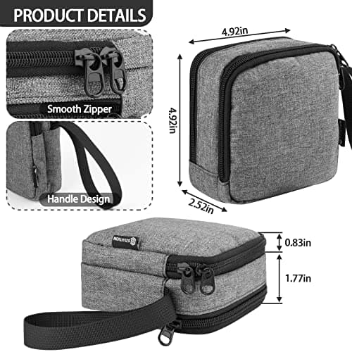 CaSZLUTION Travel Case Replacement for NETGEAR Nighthawk M5 5G Mobile Hotspot with WiFi 6 (MR5200, MR5100)/ M6 (MR6110)/ M6 Pro (MR6500)/ Mobile Hotspot 4G LTE Router MR1100 Storage Bag - Case Only — view 4