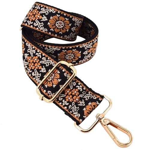 ROYGBCP Replacement Purse Strap Shoulder Strap Adjustable Crossbody Strap for Women, Wide Crossbody Bag, gold, 1.5in width, 23 - 51 in length