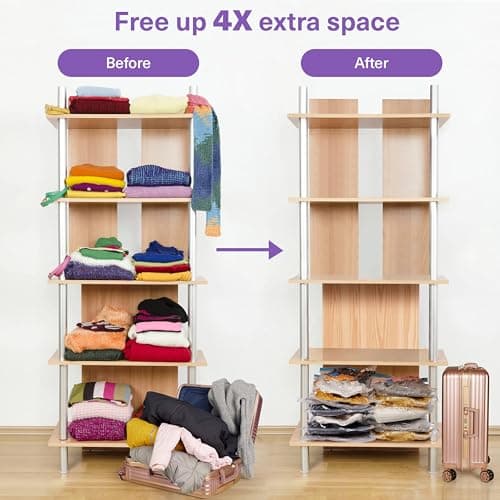 Bramble 20 Pack Vacuum Storage Bags for Clothes & Travel, 7 Sizes — view 4