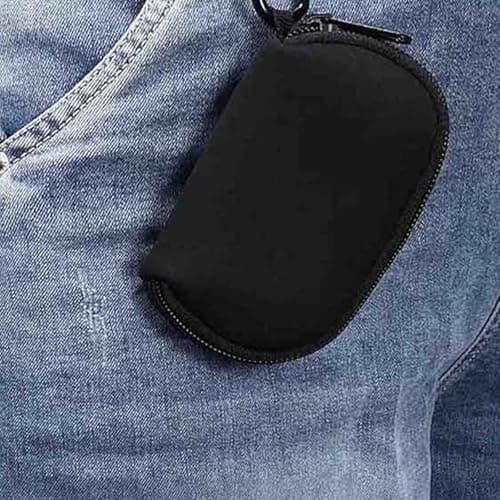 General Earphone Organizer, Water Resistant Structure, Lightweight Portable Bag with Flexible Compartment for Travel, Small Neoprene Earphone Holder — view 5