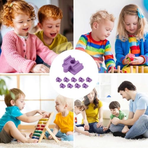 Wooden Train Track Connectors – 10PCS Adapters | Universal Fit — view 3