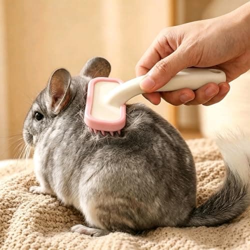 2 Pet Grooming Brushes, Silicone Guinea Pig Brush Kit — view 4