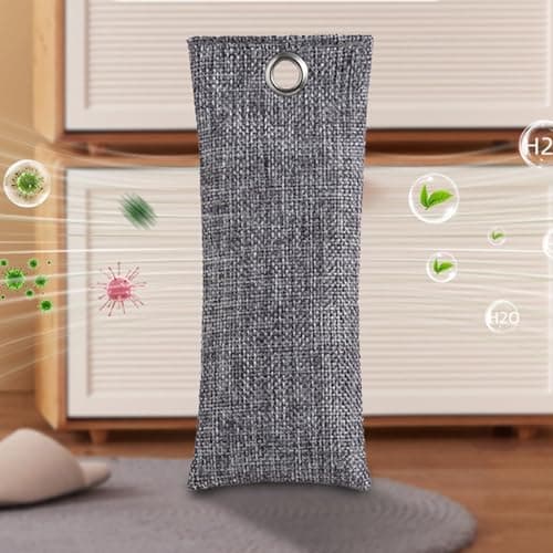 2Piece Set Natural Shoe Deodorizer Bags with Activateds Charcoal for Footwear, Gym Gear & Home Removal Charcoal Freshener Bags — view 3