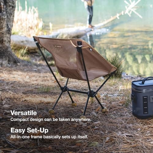 Helinox Chair One Original Lightweight Compact Folding Camping Chair Black/Blue, 0.89kg Outdoor Chairs, Camping Chairs for Adult,Portable Chairs for Outside, Backpacking, Picnic, Adventures — view 6