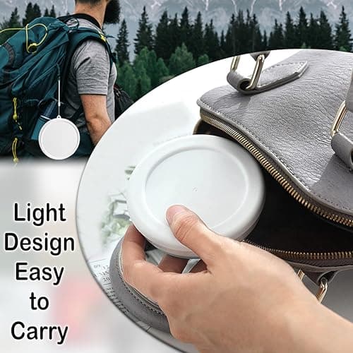 HAAYATT Camping Mess Kit – Collapsible Silicone Bowl, Plate & Cup Set with Spork, 6-Piece Foldable Lightweight Microwave-Safe Travel Dinnerware for Hiking, Camping & Picnics — view 6