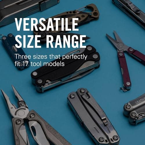 Leatherman Rev Multi-Tool & Sheath Bundle - 14-Tool Stainless Steel Multi-Tool with Black Medium Nylon Sheath — view 5