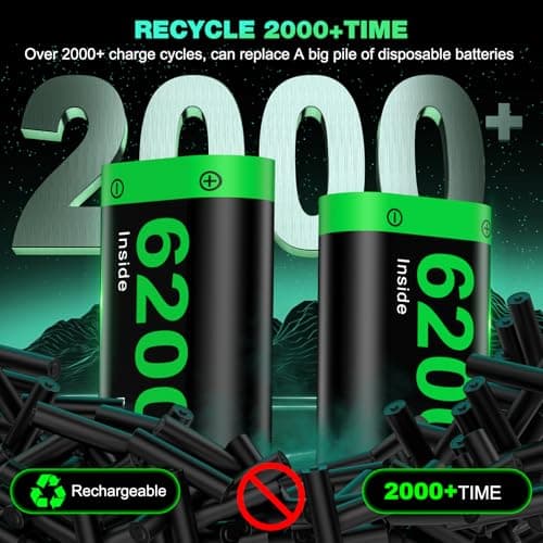 HEYLICOOL 4X 6200mWh Battery Pack Compatible with Xbox One/Series S/X Controller with Charging Station,Rechargeable Battery Pack Charger Accessories for Xbox One/S/X/Elite Controller with RGB Lights — view 3