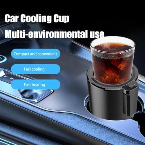 Car Cup Cooling Warmer - 12V Smart Hot Cold Drink Cup Holder — view 4