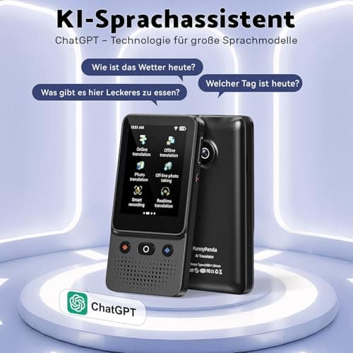 Language Translator Device, Voice Ai Translator Device T21 Wi-Fi Available, Two-Way 138 Languages 2026 Instant Translator Offline Recording Photo Translation Device for Business Travel Study — view 6