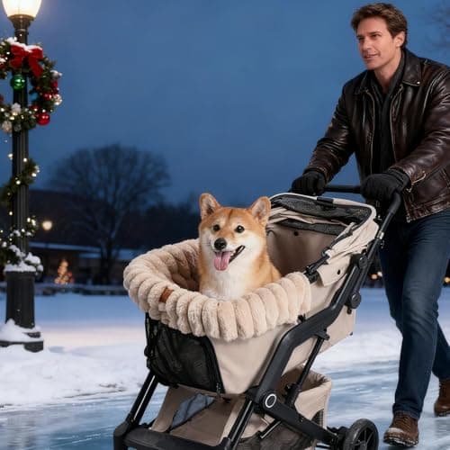 Pet Stroller Cushion Warm Plush Mat Blanket — view 3