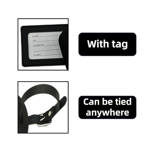 Aventurine Travel Luggage Tags, 1PCS Baggage Label, Suitcase ID Tags, Handbag Tag Labels, Luggage Suitcases Tags for Preventing Loss of Bags and Suitcases — view 5