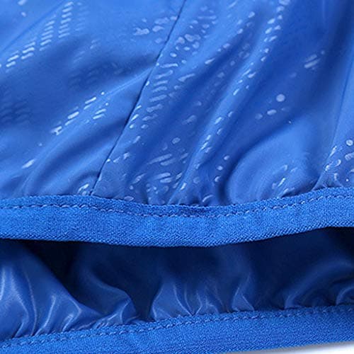 Womens Lightweight Waterproof Jacket Unisex Packable Windbreaker Active Outdoor Jacket Ladies Outdoor Trench Coats Zipper Rain Jacket Quick Dry For Hiking Walking Blue L — view 5