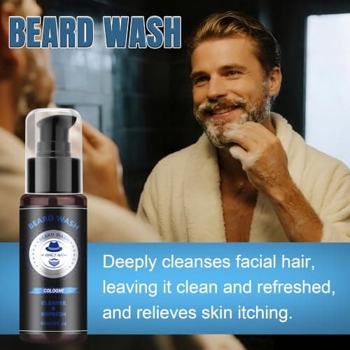 XIKEZAN Beard Grooming Kit for Men Gifts/Cologne-Soften,Soothe Beard — view 3