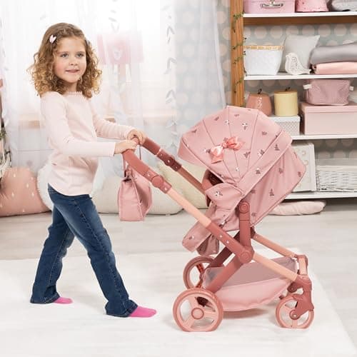 Bayer Baby Dolls Pram XEO, Convertible Doll Pushchair, 46cm Dolls — view 6