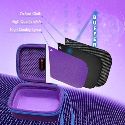 XANAD Hard Travel Case for JBL GO 5 /Go 4 / Go 3 Portable Speaker Purple — view 3