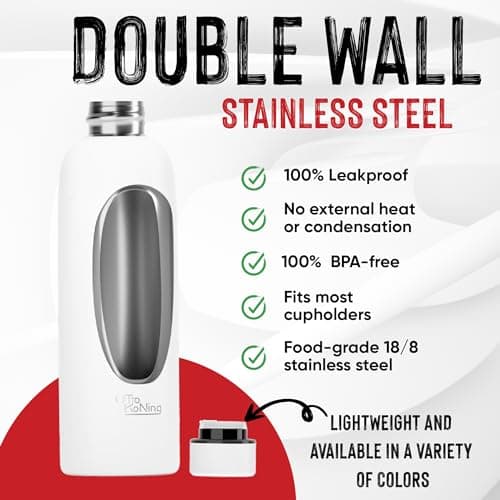 OTTO KONING Water Bottle 500ml Insulated Stainless Steel Flask — view 5