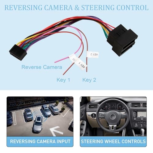 ISO Radio Wiring Harness Adapter 16 Pin Car Stereo Radio Wire — view 4