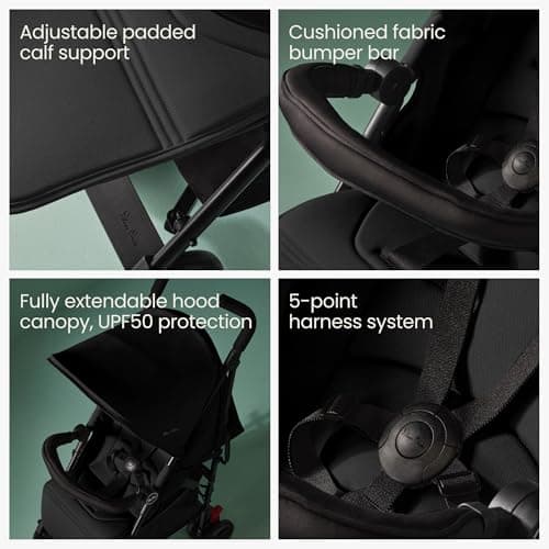 Silver Cross - Pop Pushchair - Foldable Travel Stroller - Buggy - Adjustable/Lie Flat Seat - Newborn to 4 Years - Space — view 3