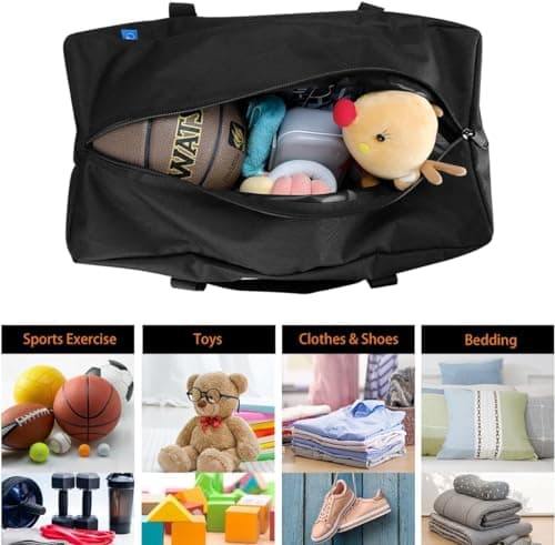 INFANZIA 53L Sports Duffle Bag, 24x12x12 Inch Lightweight Travel Holdall — view 3