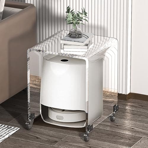 Acrylic Vacuum Storage Bags with Wheels Bathroom & Home Office OrganizerCompact Design for Efficient Storage Solutions