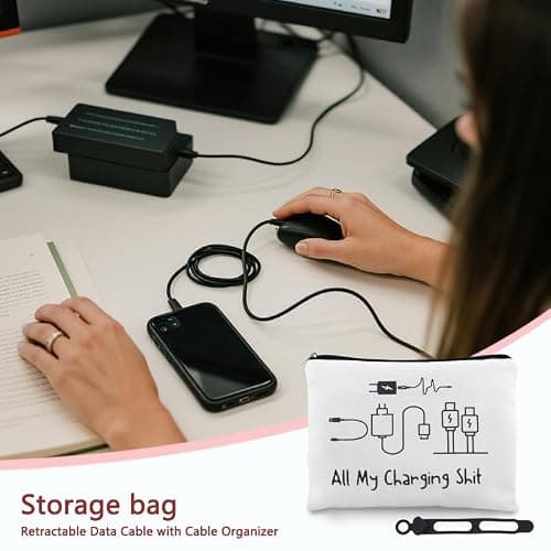 Cable Organiser Bag, Travel Tech Pouch, All-in-One Electronics Accessories Carry Case, Waterproof Portable Charging Cable Storage for Power Banks, Phones, Gadgets – Holiday Essentials for Men Women — view 6