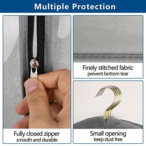 Belinlen 5 Pack 40" Clothes Covers Protector Bags Garment Bags for Clothes — view 5