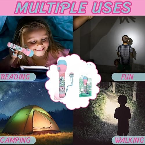 SRV Hub LED Torch for Kids | Disney Stitch Flashlight with Wrist Strap | Cute Handheld Big Torch for Boys & Girls | Portable LED Light for Camping, School, Night Use | Stitch Gifts Age 3+ — view 6