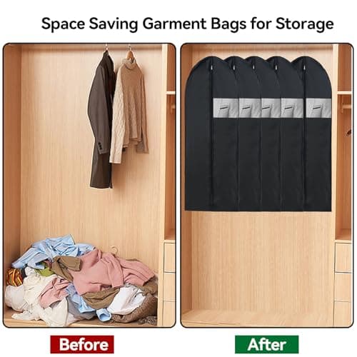 hautllaif 2 Pcs Suit Bags,Travel Garment Carrier with Zipper,60 * 100cm — view 5
