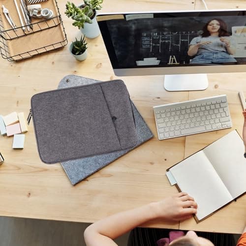 Laptop Sleeve Bag Polyester Portable Waterproof Carrying Bag — view 6