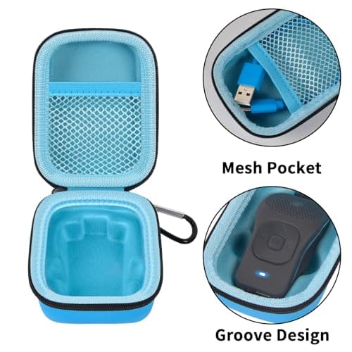 ANKHOH Carrying Travel Case for Noxgear 39g Wearable Bluetooth Clip Speaker — view 3