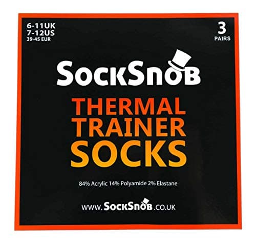 3 Pairs Mens Winter Warm Cushioned Low Cut Ankle Thermal Trainer Socks — view 4