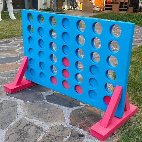 Taylor & Brown | GIANT EVA Foam Game | 4 in A Row Connect Game | Indoor & Outdoor Family Game | Family Fun Party Games | Games Kids Travel Games | Travel Board Games | Kids & Adults Games — view 2