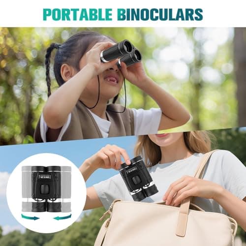 200x25 Compact Binoculars for Kids and Adults with Smartphone Adapter — view 6