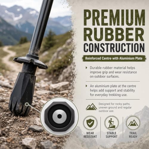 Limiebllu 6 Pcs Hiking Poles Rubber Buffer,11mm Walking Pole Rubber Tips — view 4