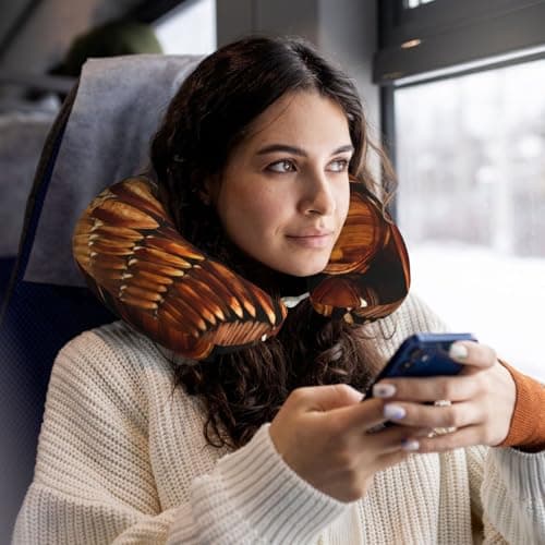 Hgvcse Memory Foam Wine Cork Travel Pillow Neck Pillows Essentials Plane Spring Tip Bus Train Home Sleep — view 6