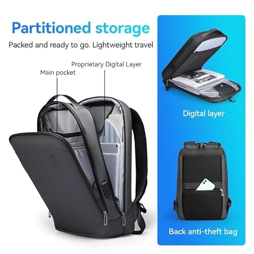 MARK RYDEN Slim Hard Shell 15.6 inch Laptop Backpack with USB-C — view 2