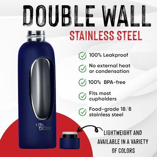 OTTO KONING Water Bottle 500ml Insulated Stainless Steel Flask — view 5