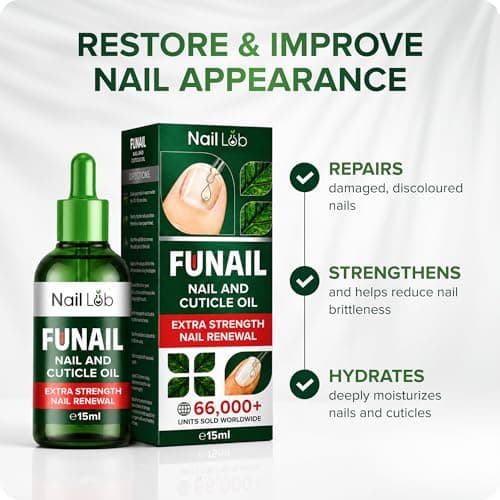 NAIL LAB Premium Fu Nail Elixir for Toenails - 15 ml Small | Travel Size | Extra Strong Nail Care Strengthener | Contains Tea Tree Oil | Repair Damaged Nails & Cuticles | Anti-Fungus Supplies — view 6