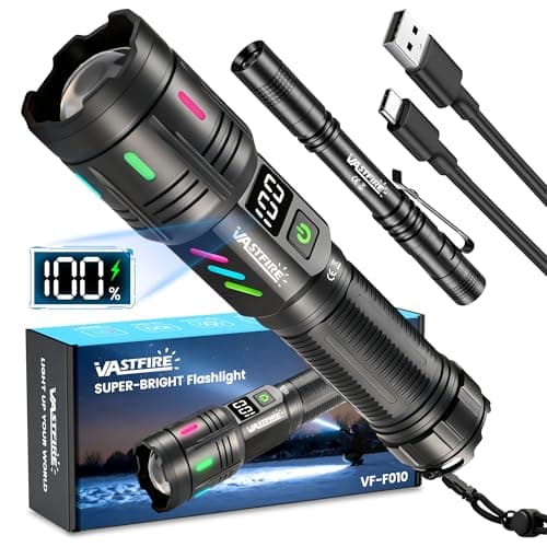 Super Bright Torch 500000 Lumens, High Powered Powerful LED Torches