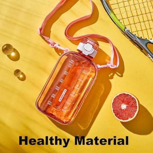 DSYSC Sports Water Bottle 750ml, Leakproof Drinks Bottle, Gym Water Bottle, Waterbottle with Healthy Material for Travel Picnic Camping Hiking(Pink) — view 3