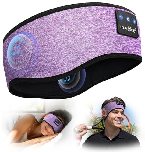MUSICOZY Sleep Headphones Headband Bluetooth 5.4 Cool for Sleep & Sport