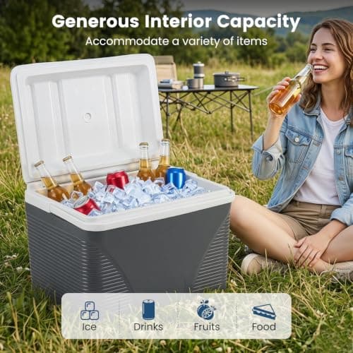 TANGZON 21 L Portable Hard Cooler Box, Heavy Duty Ice Chest (21L) — view 5