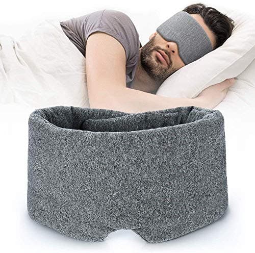FRESHME 100% Handmade Cotton Sleep Mask Blackout Eye Mask for Sleeping
