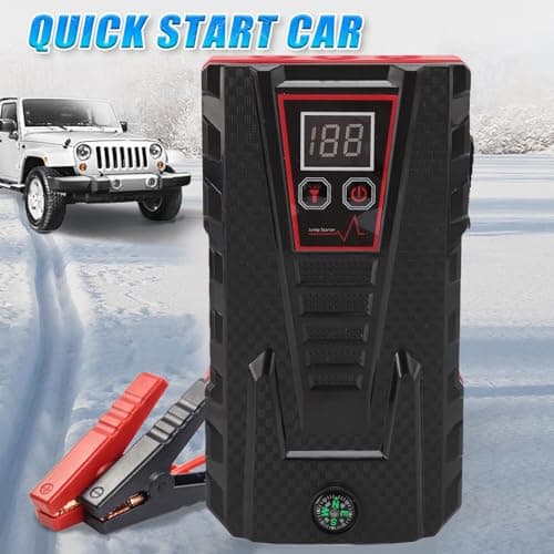 1000A Lithium Jump Starter Pack, QDSP Car Battery Booster — view 4