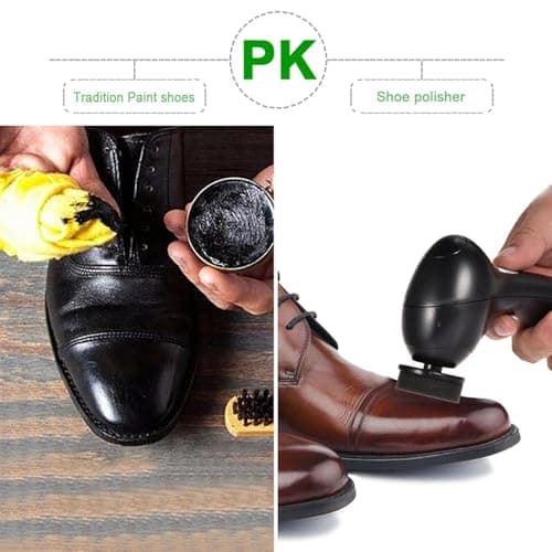 Leather Shoes Cleaner Kit - 7.17 Inch Shoe Shiner Machine — view 3