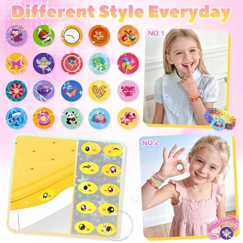 Euclidean Cube Friendship Bracelet Making Kit for Girls 6-12 Art and Crafts — view 6
