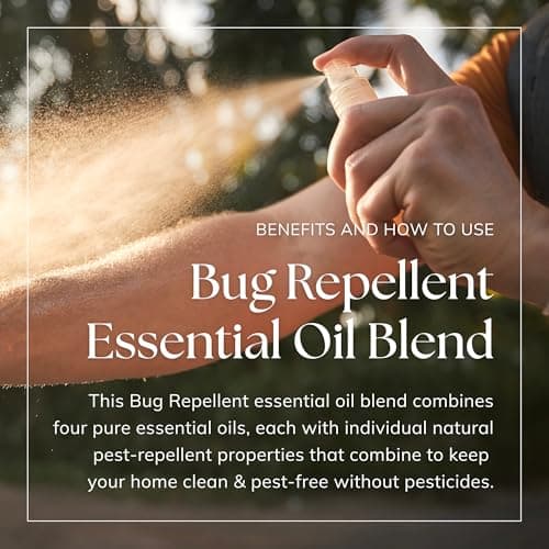 Nikura Insect Bug Repellent Essential Oil Blend - 10ml | Made from Citronella, Lavender, Lemongrass & Peppermint | Perfect for Aromatherapy, Diffuser, Repelling | Vegan & UK Made — view 6