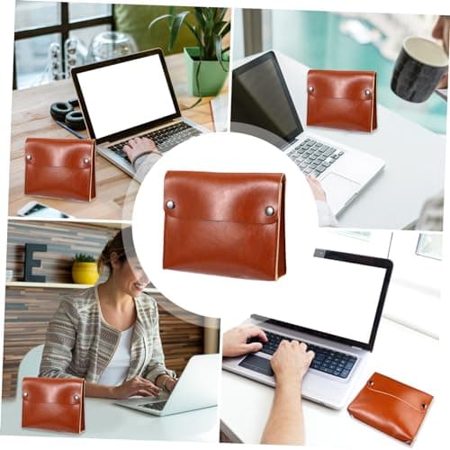 HOMSFOU Power Adapter Storage Bag for Charger Organizer Compatible with Air Pro Portable Carrying Case for Travel Use Brown — view 5