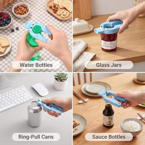 Easy Grip Bottle Opener for Arthritic Hands, Jar Opener for Weak Seniors — view 5